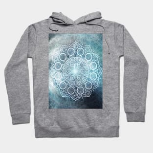 Blue flower mandala Hoodie